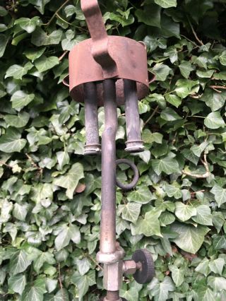 Vintage Coleman Quick Lite Pressure Table Oil Lamp 3
