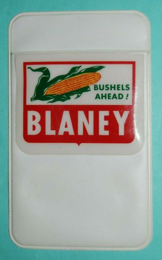 Vintage Blaney Corn Seed Pocket Protector Pen Pencil Holder - Old Stock