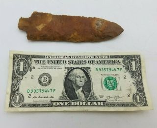 5 " Arrowhead Dart Point Stemmed Native American Indian Hunt Tool Artifact Relic