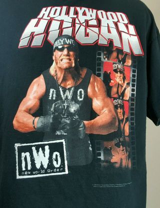 Vintage Wcw Hulk Hollywood Hogan T Shirt Nwo Wwf Wwe Wrestling Wolfpack