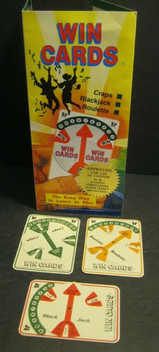 Vintage Win Cards To Beat The Casinos Craps Blackjack Roulette You Need These