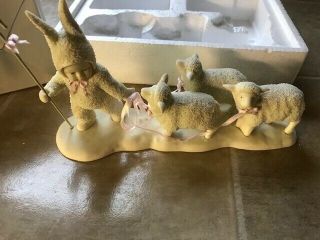 Department 56 Snowbabies With Three Sheep " Don 
