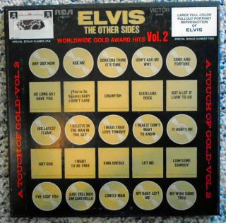 Elvis Presley The Other Side Vol 2 Poster Wardrobe Cloth Record Album Vinyl