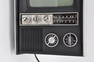 Vintage Panasonic Malverne Model Solid State TV TR - 489R AM - FM Radio Retro 1971 3
