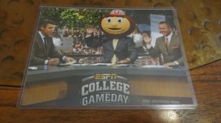 Lee Corso Espn Broadcaster College Gameday Signed Autographed Photo Osu Buckeyes