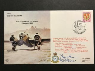 Cover Signed By Lt.  Col.  Harry Brown P - 36 Pilot And Defender Of Pearl Harbor