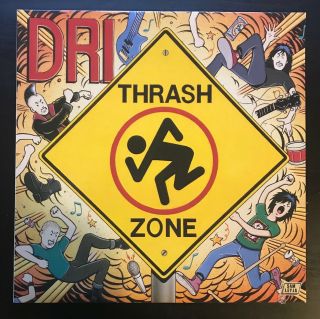 D.  R.  I.  - Thrash Zone Vinyl Lp Still - Dirty Rotten Imbeciles Dri