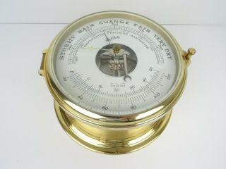 Vintage Schatz German Mariner Ships Clock Barometer Thermometer