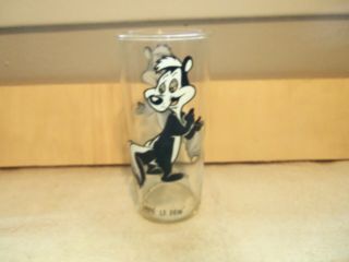 Vintage 1973 Pepsi " Looney Tunes - Pepe Le Pew " Collector Glass