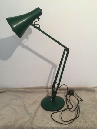 Vintage Mid Century Design Terry Anglepoise Green Desk Lamp Apex