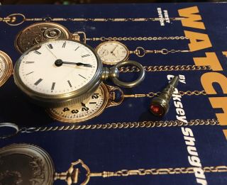 Running Early 1800’s Swiss Fusee Pocket Watch Missing Crystal 2