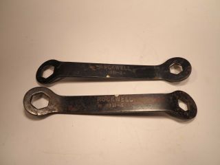 2x Vintage Rockwell / Porter Cable 1931 - X Circular Saw Wrench