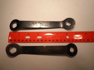 2x VINTAGE ROCKWELL / PORTER CABLE 1931 - X CIRCULAR SAW WRENCH 2