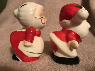 Santa and Mrs Claus Kissing 3