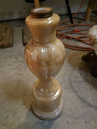 Victorian/vintage/antique Aladdin Alacite Iridescent Lamp Body,  For.
