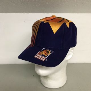 Vintage Snapback Baseball Hat - The Game - Phoenix Suns - Big Logo Purple Nba