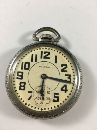 Vintage Waltham 16 - A No.  1617 16s 17 Jewel 5 Adjustments Pocket Watch - 32051667