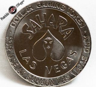 $1 Slot Token Coin Sahara Hotel Casino 1982 Rw Las Vegas Nevada Rare