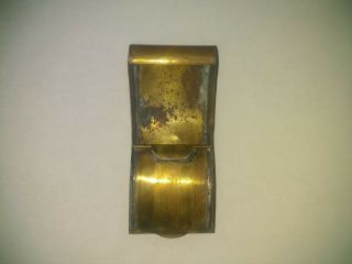 WW1 trench art,  Brass Container with Ireland and Irish Logos on it. 3