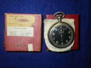 Wwii Aaf Elgin Watch,  Navigation (ground Speed) Type A - 8 Mar 1944