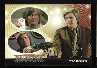 2006 Battlestar Galactica Colonial Warriors Promo Set of 4 Cards P1 P2 P3 UK 3
