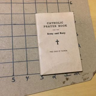 Vintage Booklet - - Catholic Prayer Book Army & Navy 1917 - 64pgs