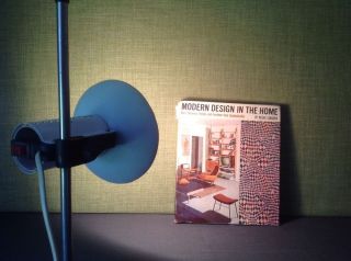 Vintage White Metal Desk Lamp Made In Poland Retro Adjustable Bedside Lamp