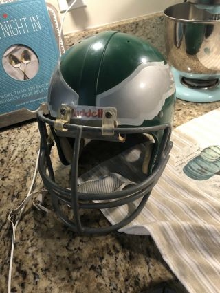 1980’s Vintage Riddell Nfl Philadelphia Eagles Green Helmet