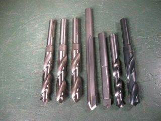 Old Machinist Machining Tools Top Quality Drill Bits Group W/ Carbide