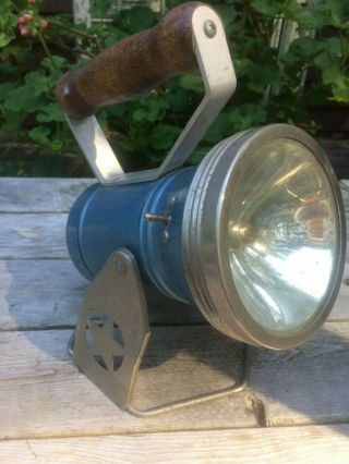 Vintage Star Headlight And Lantern Co,  Railroad Type Flashlight N.  Y.  Usa