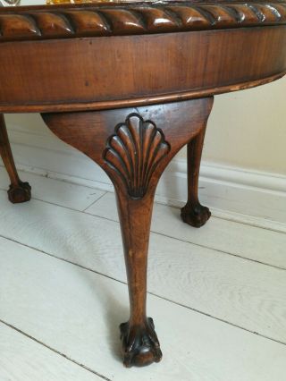 Antique Chippendale Style Coffee Table Ball and Claw Feet 3