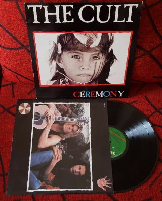 The Cult Ceremony 1991 Spain Lp W/ Insert