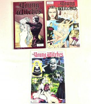 Eros Comix The Young Witches Vols 1 - 3 Adult Comics Barreiro & F Solano Lopez Nm