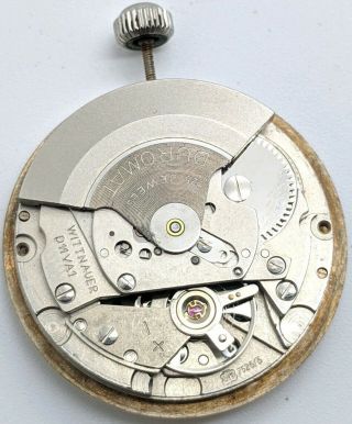 Vintage Wittnauer Cal.  D11va1 25 Jewel Automatic Watch Movement Running