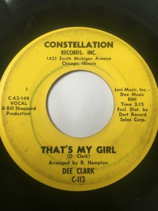 Northern Soul 45/ Dee Clark " That 