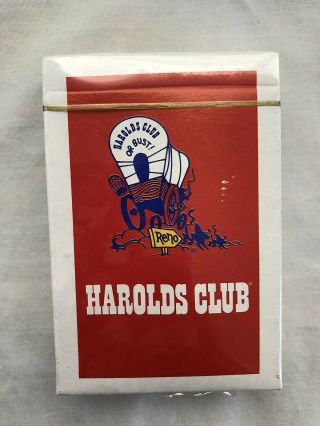 1 Vintage Harolds Club Casino Reno Nevada Usa Playing Card Deck
