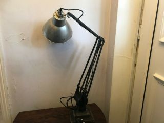 Hadrill Horstmann Roller Counterpoise Lamp With Photax Shade And Two Step Base