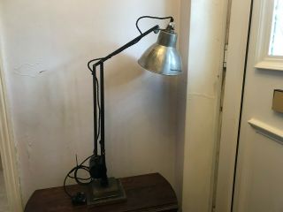 Hadrill Horstmann ROLLER counterpoise lamp with Photax shade and two step base 2