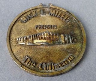Vtg 1974 The Coliseum Coin Nick J Mileti Frank Sinatra In Concert 2