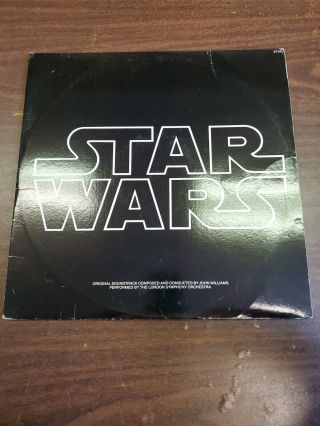 Vintage 1977 Star Wars Soundtrack Double Vinyl Lp 12 " Records