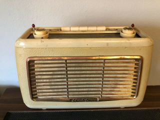 Vintage Schaub - Lorenz Touring T20 Transistor Suitcase Radio 1960s For Repair
