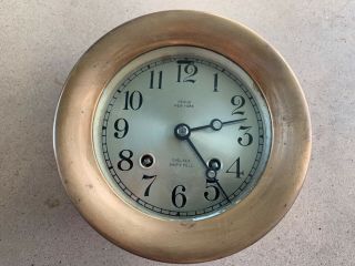 Chelsea Negus York Clock Made In Usa $1200 Rare Brass Ship Bell See Them All