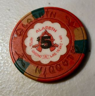 $5 Casino Chip Aladdin Las Vegas Nevada