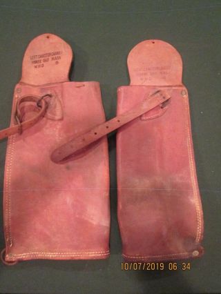 World War I Wwi Horse Gas Mask Canister R And L Carrier Set