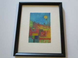 2 VINTAGE CONTEMPORARY ABSTRACT PAINTING NON OBJECTIVE MODERNISM EXPRESSIONISM 2