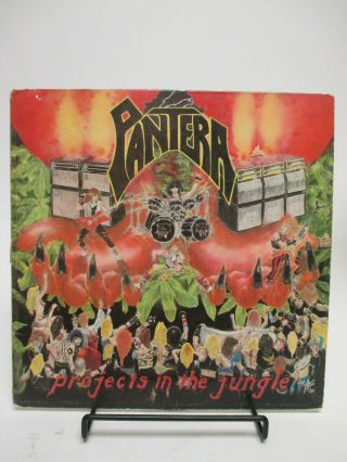 1st Pressing " Projects In The Jungle " Lp Pantera 1984 Metal Magic Mmr 1984 Vinyl