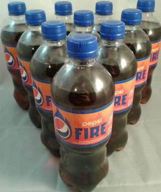 One Pepsi Fire Limited Edition Bottle Full Rare And Out Of Print