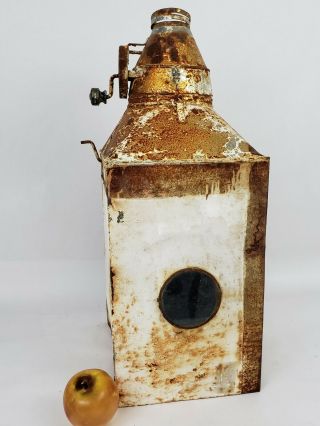 Tin Flour Sifter For Hoosier Cabinet = Vtg Industrial Steampunk Robot Sculpture