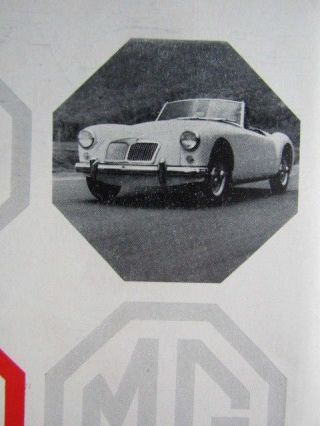 1960 MG 1600 Print Ad 8.  5 x 11 