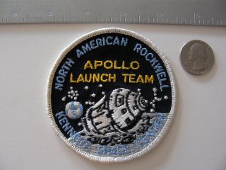 Vintage/original North American Rockwell Apollo Launch Team Patch Ksc Space Nasa